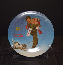 Norman Rockwell 'Wrapped Up In Christmas' 1981 Collector Plate by Edwin M. Knowles — listing 5