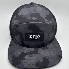 Zyia Brand Hat Cap Flat Front Panel SnapBack Adjustable GR75