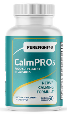 CalmPro 5 Nerve Relief Formula, Mood & Relaxation Supports - 60 Capsules