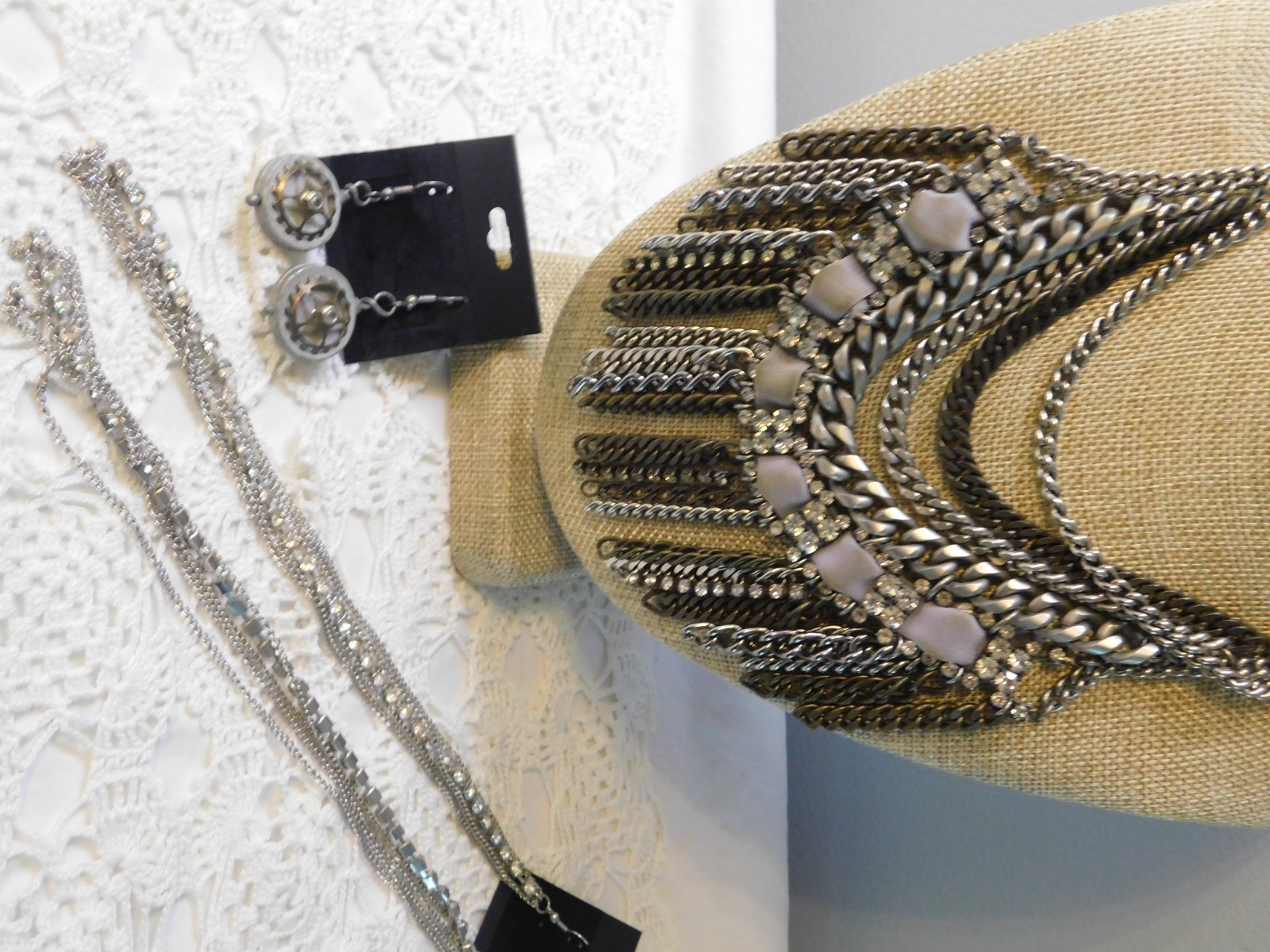 Camilla James Designer Statement Multi Chain Crys… - image 5