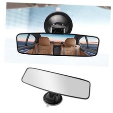 Suction Cup Rear View Mirror for Car,HD Wide Angle Car Mirror with Anti White