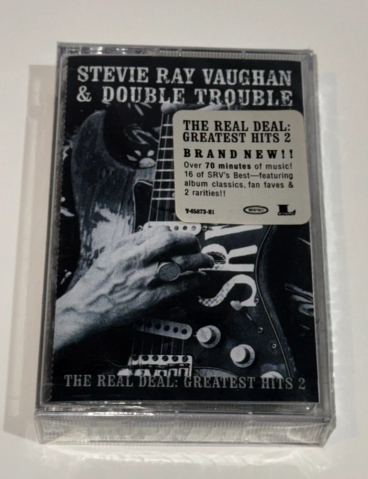 Stevie Ray Vaughan SEALED Cassette Lot Greatest Hits Vol 2 Live At Carnegie Hall - Image 2 of 4