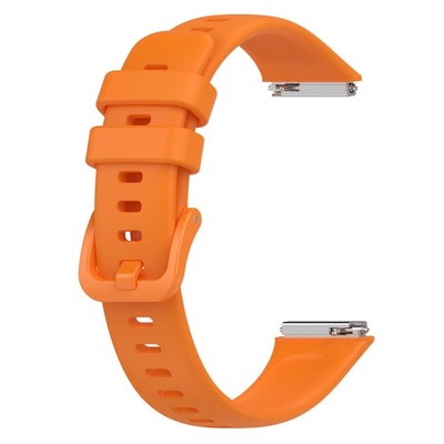 Für Huawei Band 7 Sport Uhrenarmband Ersatz Silikon Gürtel Metall Schnitts telle