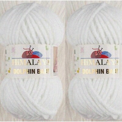 Super Bulky Baby Blanket Yarn, 2x100g, Soft and Cozy