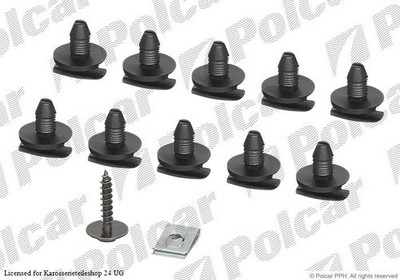 Set Radhausschale Verkleidung Kotflügel mit Clip Satz für Peugeot 307 05-07
