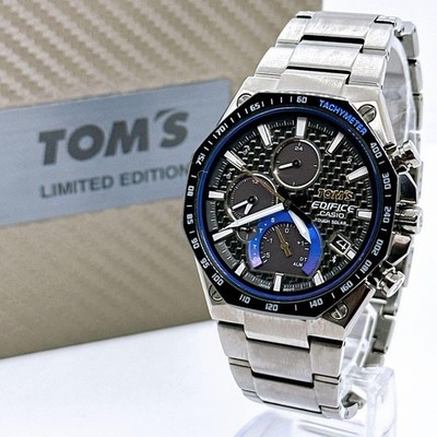CASIO EQB-1100 Edifice Watch TomS Limited Edition Bluetooth Solar StainlessSteel