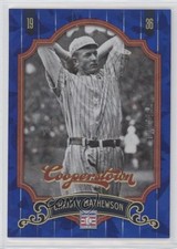 2012 Panini Cooperstown Blue Crystal Collection 17/499 Christy Mathewson HOF 0b0