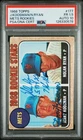 1968 Topps #177 Nolan Ryan / Jerry Koosman Dual Auto Rookie RC PSA 1.5 Auto 10