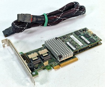 LSI MR SAS 9270CV-8i 8 Port SAS RAID Controller 6G PCIe x8 2x SFF-8087 1GB Cache