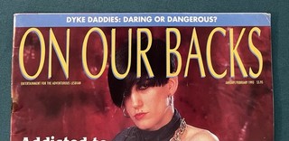 ON OUR BACKS Magazine Lesbian LGBTQ Jan Feb 1993 Veronica Faisant Castro SF
