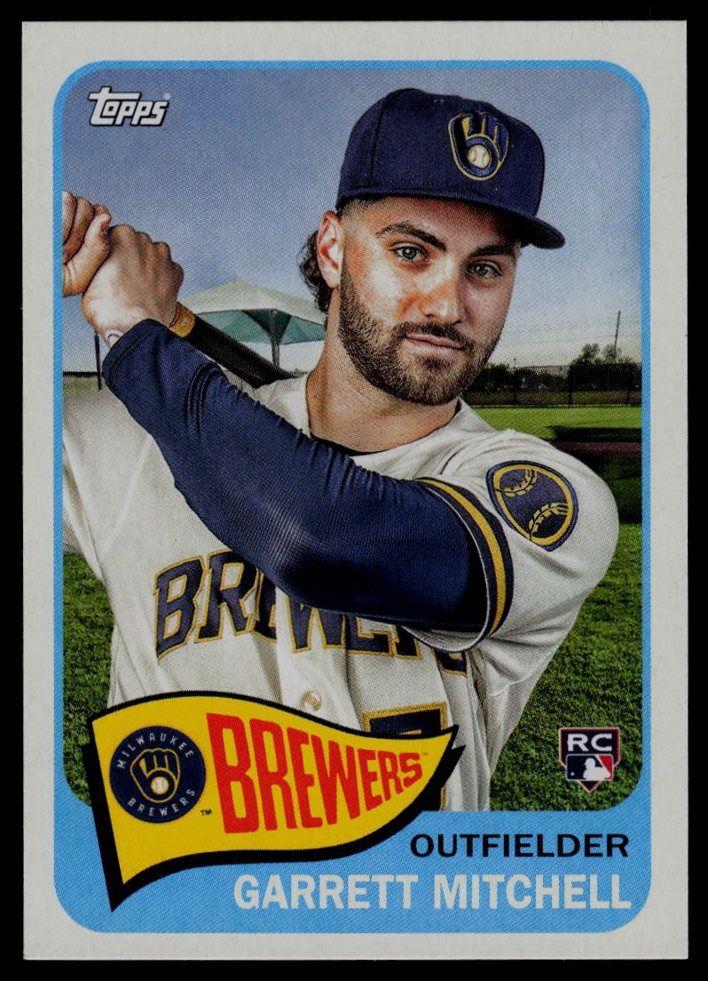 2023 Topps Archives #199 Garrett Mitchell RC Milwaukee Brewers