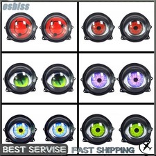 Len Retrofit LED Dynamic Pupil Devil Eyes Remote Control LED Headlight Projector