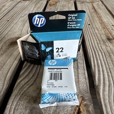 HP 22 tri color C9352AN Ink Cartridge Exp: 10/2021
