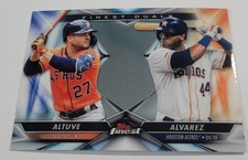 2020 Finest Duals #FD17 Yordan Alvarez RC/Jose Altuve  Houston Astros
