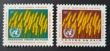 1963 UNITED NATIONS UN VN NY FREEDOM FROM HUNGER VF MNH