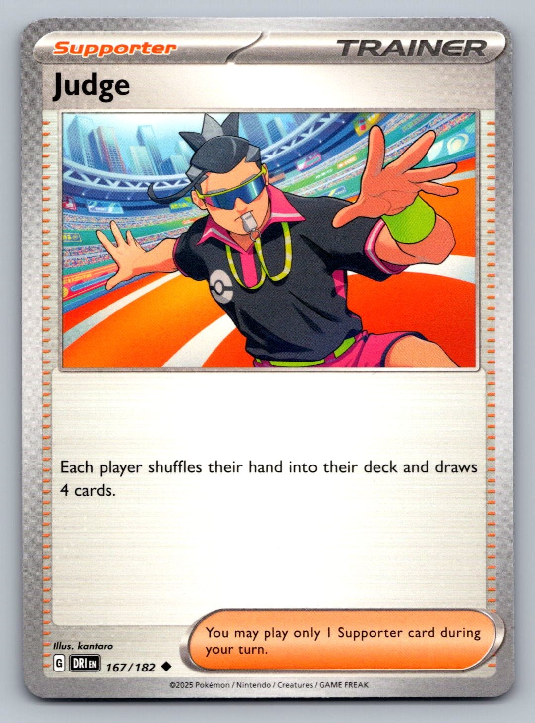 Pokemon TCG SV10: Destined Rivals Judge 167/182