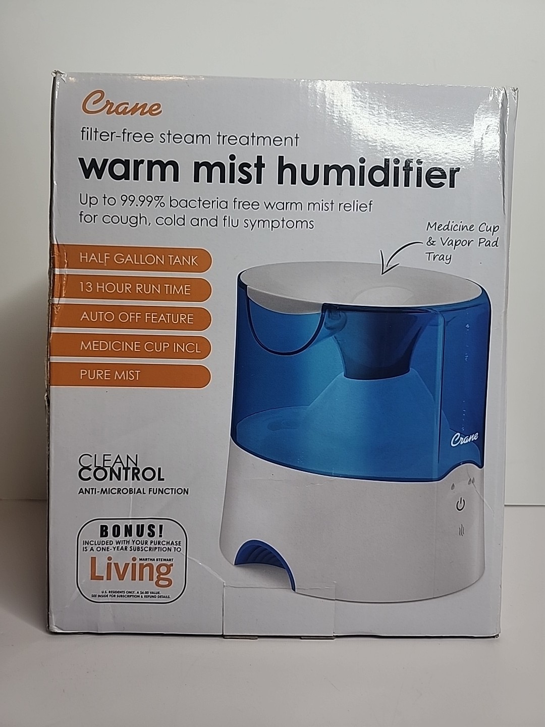With Soothing Steam Treatment - 0.5gal New Sealed