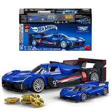 Hot Wheels Mattel Brick Shop Cadillac Project GTP Hypercar blue Mattel lego