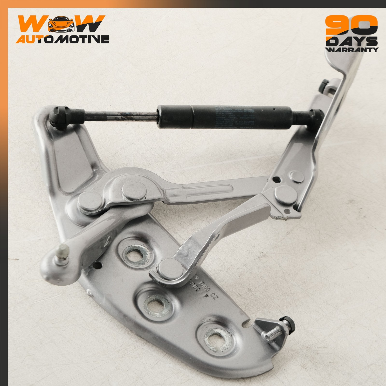 04-13 BENTLEY CONTINENTAL FLYING SPUR GTC FRONT LEFT RIGHT HOOD HINGE SET OEM