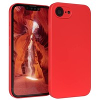 HandyhüLle FüR Apple Iphone 16E Silikon Back Cover Tpu Schutz Handy Case Rot