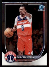 2025-26 Bowman #BCV-176 Bub Carrington Chrome Washington Wizards
