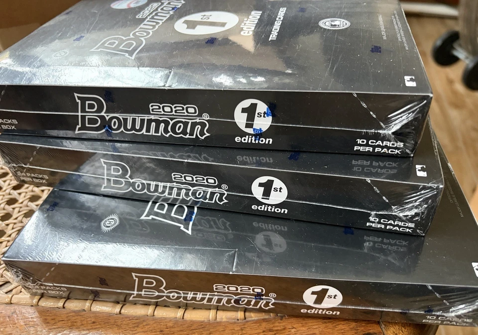 2020 Bowman 1st Edition Baseball 3 Box LOT - 3 Factory sealed 24 Pack boxes - Image 3 of 3