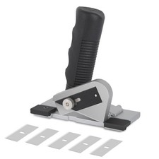 Steel Straight Mat Cutter, 5 Replacement Blades, 90 Handheld Mat Board Cut