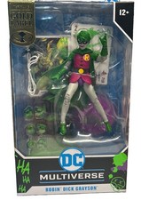 McFarlane DC Multiverse Robin Dick Grayson Jokerized Figure Gold Label New