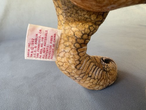 Vintage 1993 Jurassic Park - GROSSER 32 Zoll Velociraptor Dakin Plüschtier Stofftier Raptor! - Bild 16 von 22
