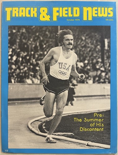 1974 Track and Field News October Steve Prefontaine, Cross Country