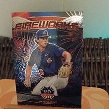 Panini 2026 Stars & Stripes Prizm Fireworks #4 Gabe Gaeckle USA Baseball