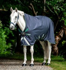 Rambo Wug 1680D Turnout Lite 0g - Navy/Hunter Green