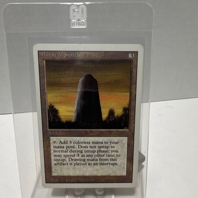Wizards of the Coast Basalt Monolith Artifact 3 Jesper Myrfors