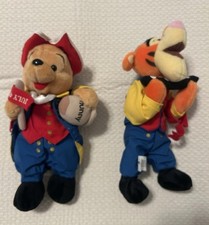 Walt Disney World Tigger and Winnie the Pooh 4th of July bean bag plush lot