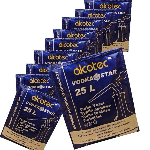 10X Alcotec Vodka Star Turbo Yeast Alcohol Cheapest Price Fast DELIVERY