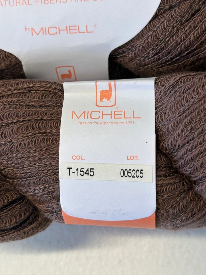 Lote 3 CINTAS SUAVES Madeja Algodón Peruano Hilados con Nylon 11.3oz 310gr 5006 Camel C Foto 3 de 4