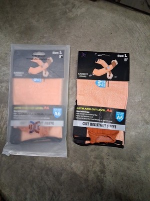 2 Pairs of Protective Arm Sleeves Cut  Resistant  Anti Abrasion Safety Work