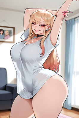(4x6 Inches) #D63 My Dress-Up Darling - Marin Kitagawa - Glossy Print Photograph