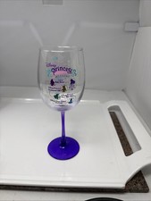 Run Disney 2016 Princess 1/2 Marathon Wine Glass made in USA, remarkably