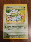 POKEMON SHADOWLESS BULBASAUR 44/102 BASE SET COMMON NEAR MINT-ERROR CARD