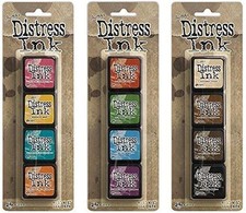 Ranger Tim Holtz Distress Mini Ink Pad Kits 1, 2 and 3 Bundle