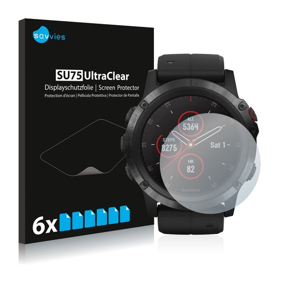 6X Schutzfolie FüR Suunto Ambit3 Peak Black Displayschutz-image