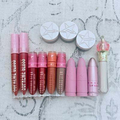 Jeffree Star Cosmetics   13-Piece Brand New Makeup Lipstick Gloss Eye Lot