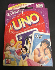 UNO Disney Princess Edition Card Game 2002 Mattel Complete