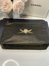 Chanel Beauty - GWP Sublimage Black  Gold Soft Pouch