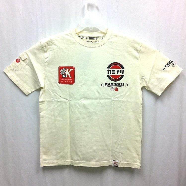 Kaminari Short Sleeve T KMT-256 R32 Off-White XL Nissan Skyline GTR View 2