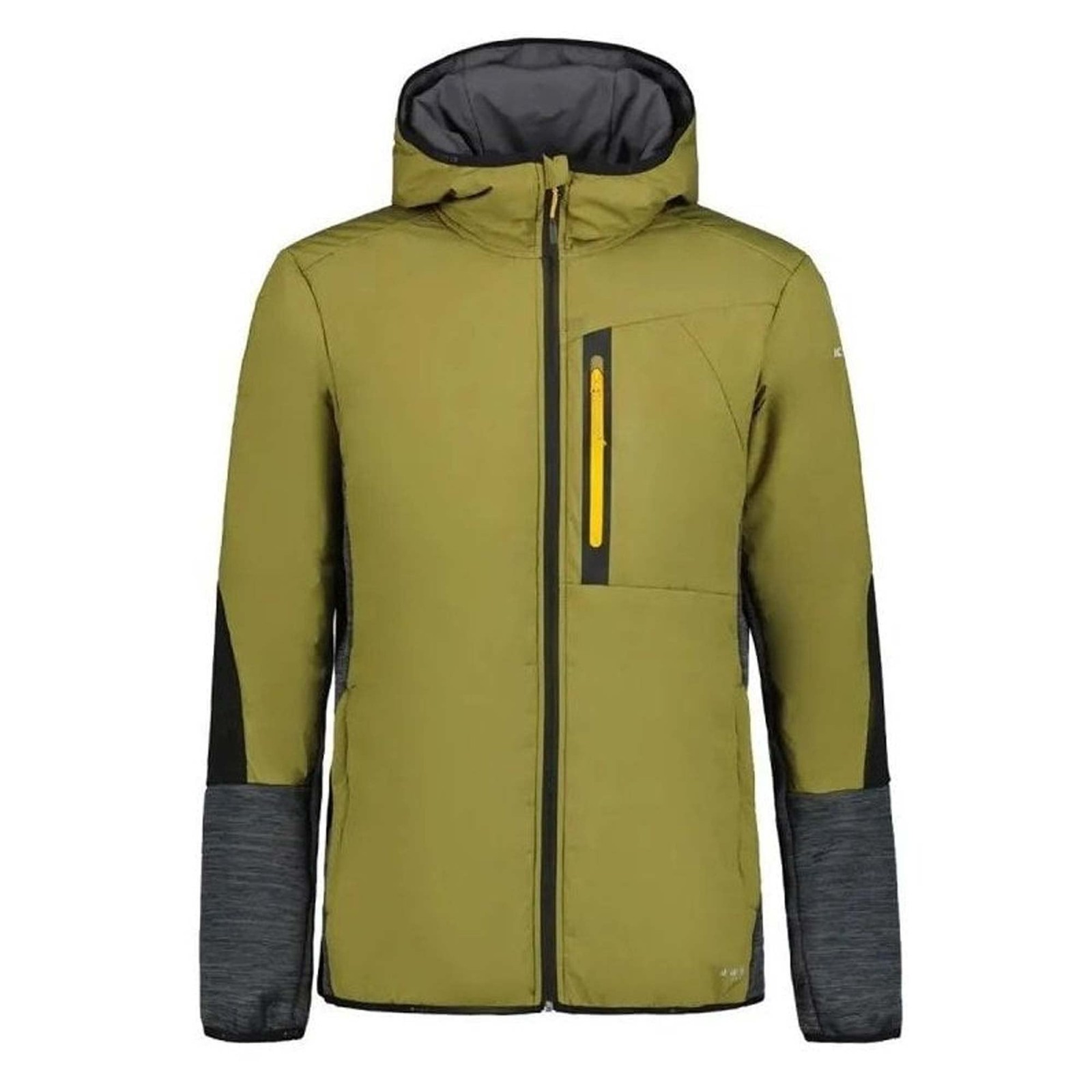 Icepeak Bassfield Hybrid Jacket: Green/Grey: M