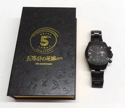 Nino Nakano Model 5th Anniversary Sun & Moon Chronograph Watch 4cm (2024)