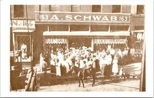 A. Schwab Beale Street Store Memphis Tennessee USA Vintage Postcard 1919