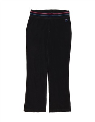 FILA Mädchen Trainingshose 15-16 Jahre XL schwarz Baumwolle GK03
